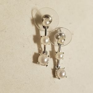 Faux Pearl Earrings